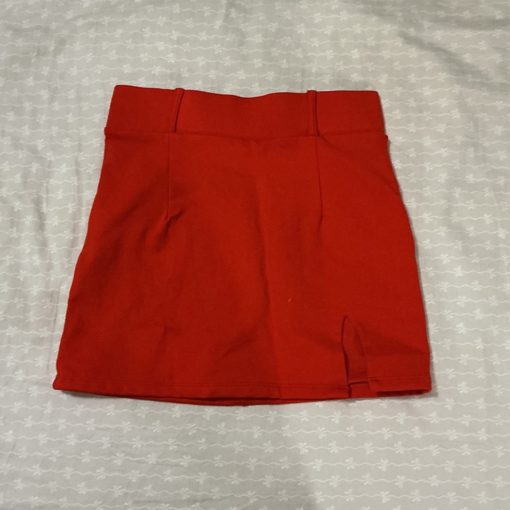 Red Mini Skirt